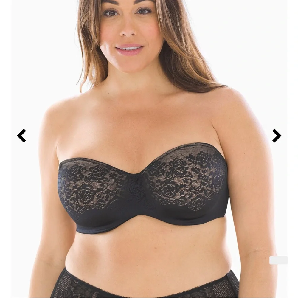 NWT Soma Stunning Support Strapless Convertible Bra Underwire 40 D Tan #0056 - Picture 11 of 13